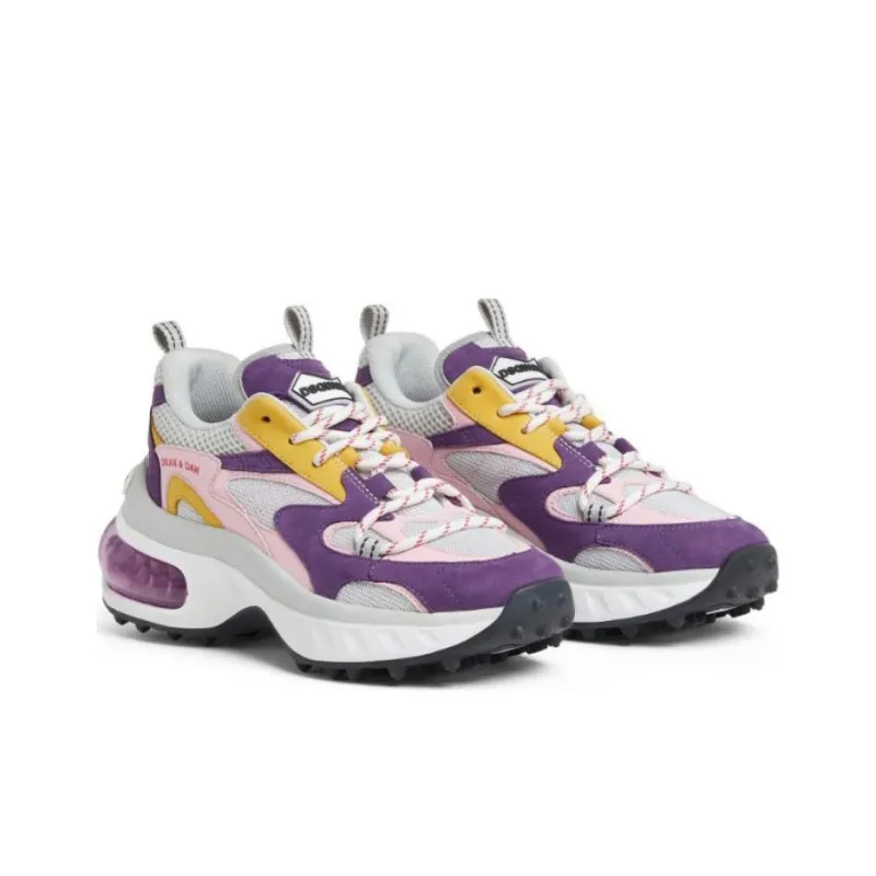 DSQUARED 2 Low Top Casual Shoes Women's Purple-2