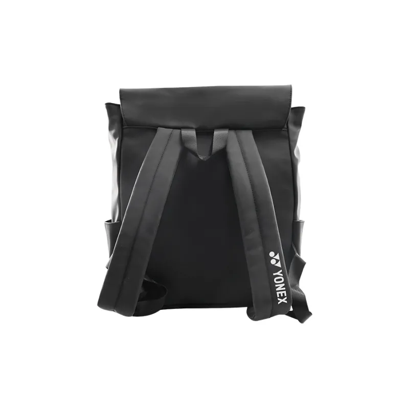 YONEX Badminton Rackets Holds 3 5 Pieces Minimalist Water Repellent Backpack Black/Light Beige Unisex-4