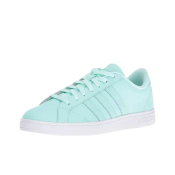 Adidas NEO Wear-resistant And Lightweight Low-Top Skateboard Shoes Women's Cyan