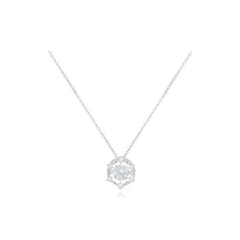 FANFRI Zircon Necklaces Women's Birthday And Anniversary Gift For Her Confession Box