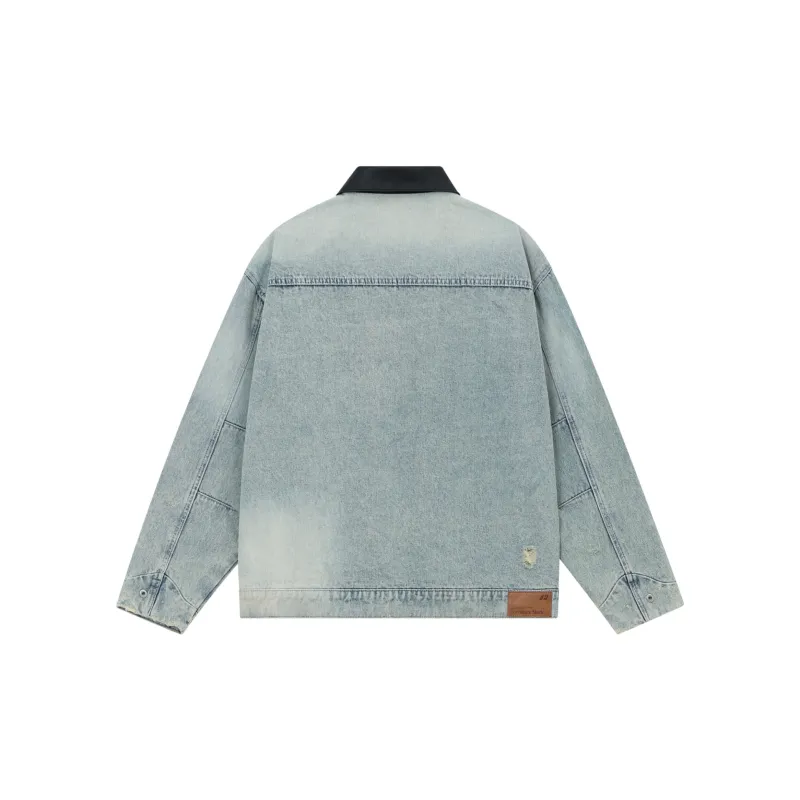FORNINES Denim Jackets Unisex-3
