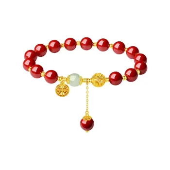 Royal Heaven's Choice Hetian Jade Bracelets Pale Greenish White Jade Unisex