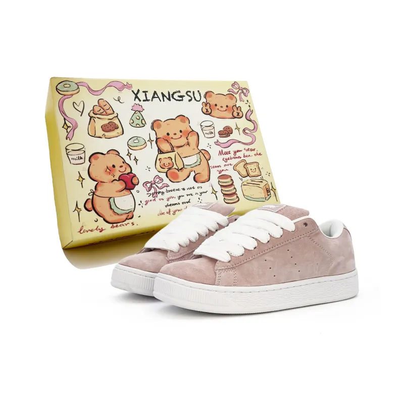 XIANGSU Vintage Fashion Street Low Top Skateboard Shoes Women's-10