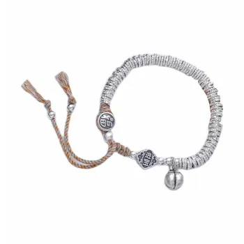 Silver Arashi Silver Anklet 999 Fine Silver Unisex