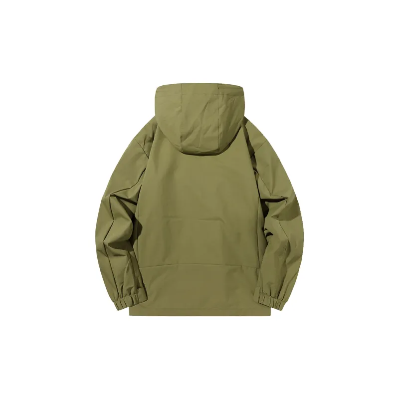 ROBINHOOD Water Resistant Windproof Breathable Warm Water Repellent Cold Resistant Rainproof Windbreaker Jacket Unisex-3