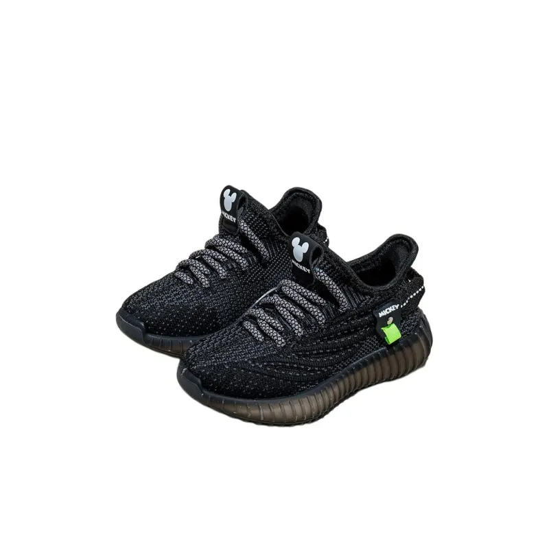 Disney Mickey Series Breathable Lightweight Cushioning Low Top Kids Lifestyle Shoes Kids'-4