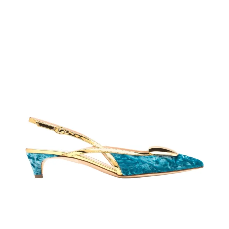 Rupert Sanderson Calvados Casual Single Shoes 3cm Women's Blue-1