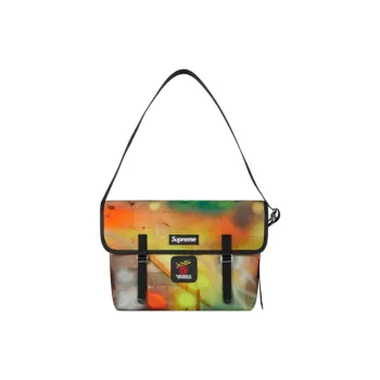 Supreme Canvas Messenger Bag Shoulder Bag Crossbody Bag Regular Unisex Graffiti/Black