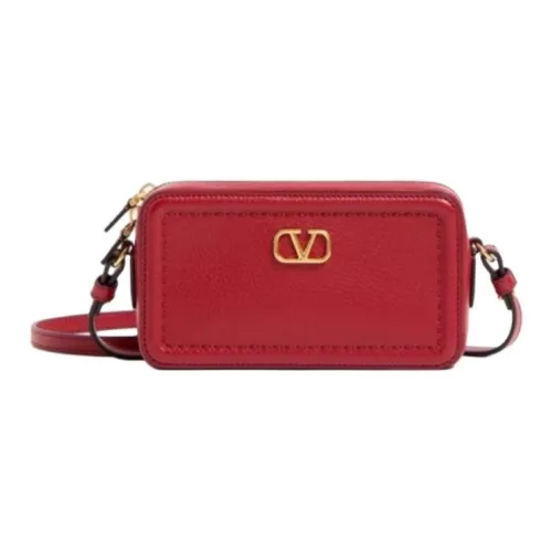 Valentino ALLTIME Cow Leather Crossbody Bag Shoulder Bag Mini Women's Red