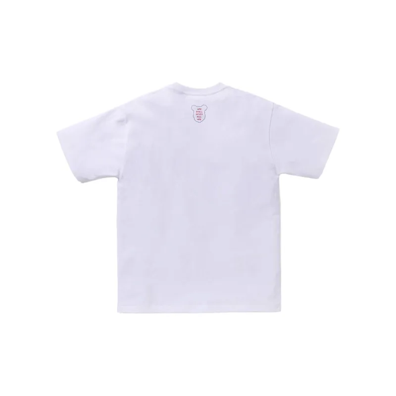 A BATHING APE T Shirts Unisex White-1