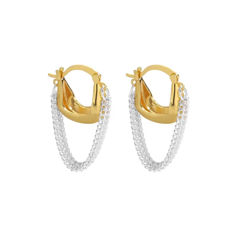 KING OF BLING Alloy Stud Earrings Unisex-0
