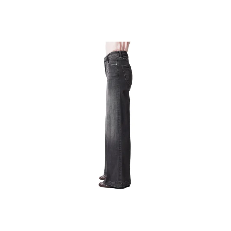 Other Stories Jeans Women's Black Gray Color-3