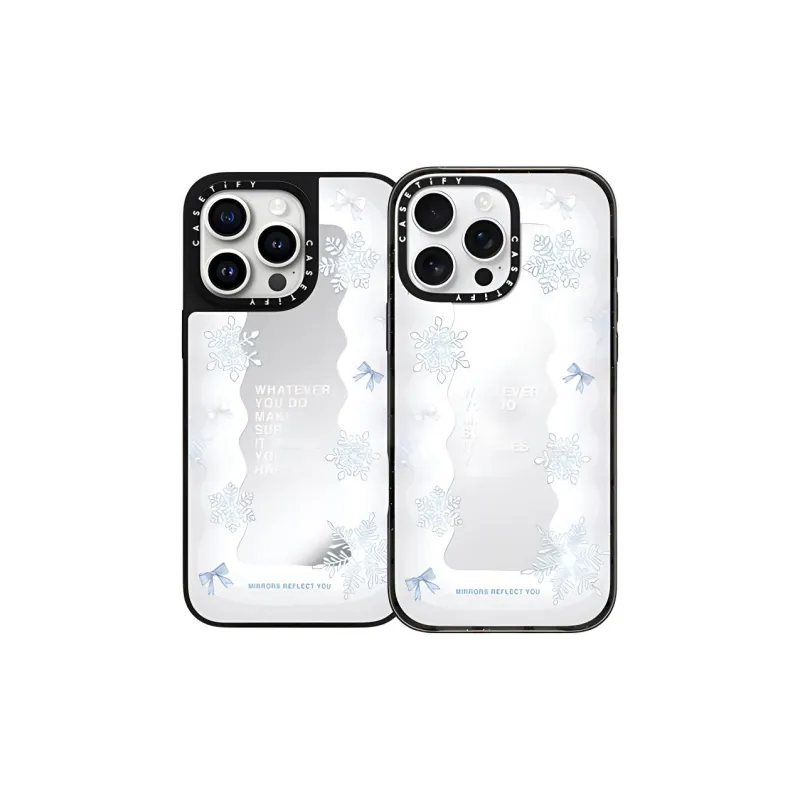 CASETIFY TPU+PC Material FIRST SNOW Phone Cases Compatible With IPhone 16/15/Plus/Pro/Ma Refreshing-1