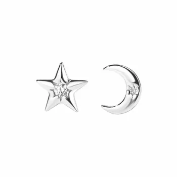 DAN DREAM S999 Fine Silver Stud Earrings Women's