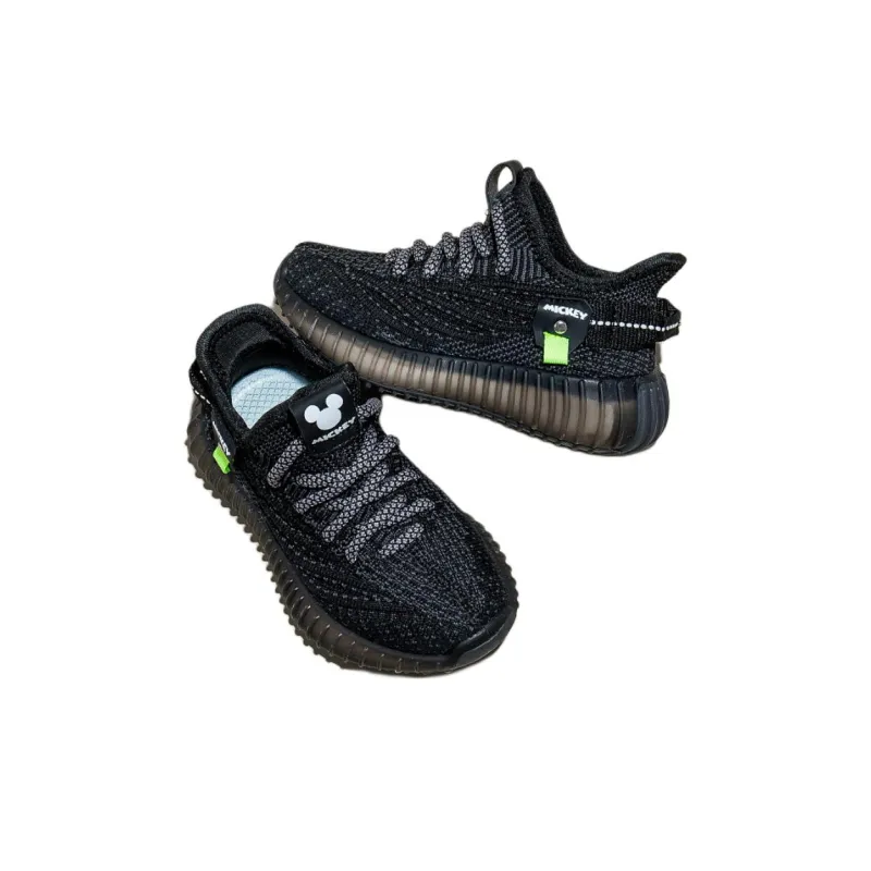 Disney Mickey Series Breathable Lightweight Cushioning Low Top Kids Lifestyle Shoes Kids'-5