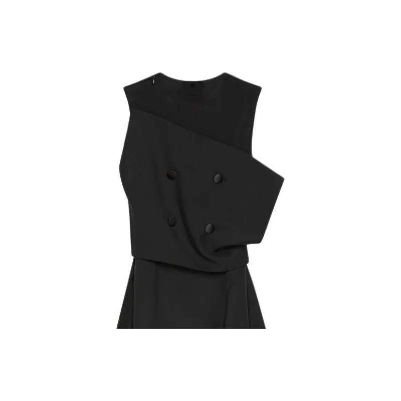 Givenchy Asymmetric Midi Dress-3
