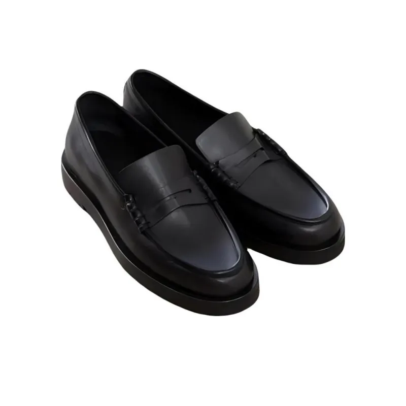 DEAR FRANCES Joss Leather Loafers-3