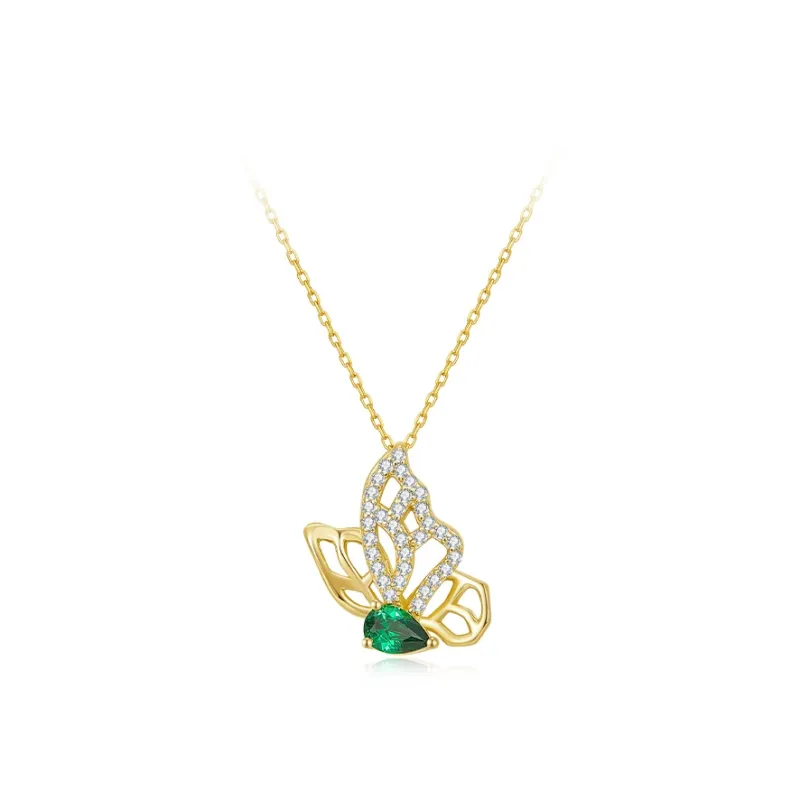 HMZ S925 Silver Necklaces Women's-0