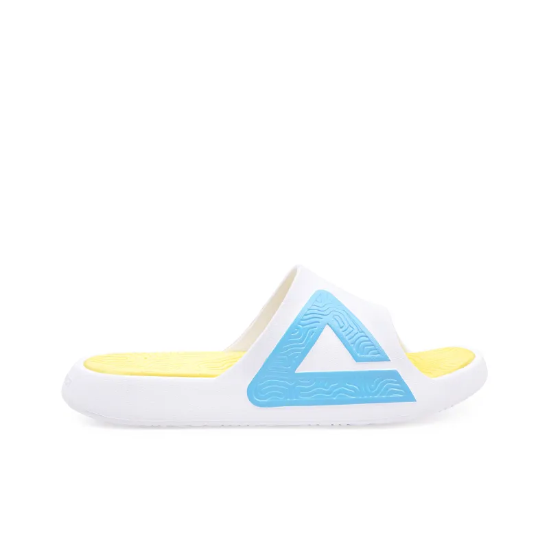 PEAK Tai Ji1.0 EVA Cushioned Slip Resistant Abrasion Resistant Quiet Slide Slippers Unisex Red Blue BUFF-7