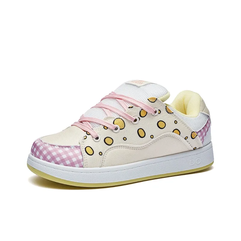 MEXICAN Anti Slip Wear Resistant Low Top Skateboard Shoes Women's-2