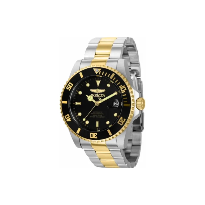 INVICTA Wrist Watch Automatic Mechanical Movement Stainless Steel Strap 44mm Black Dial Men's Watches-0