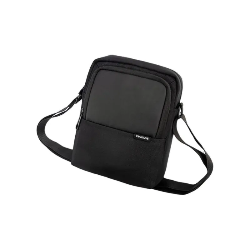 Explorers Fabric Crossbody Bag Small Size Men's Black/Gray-1
