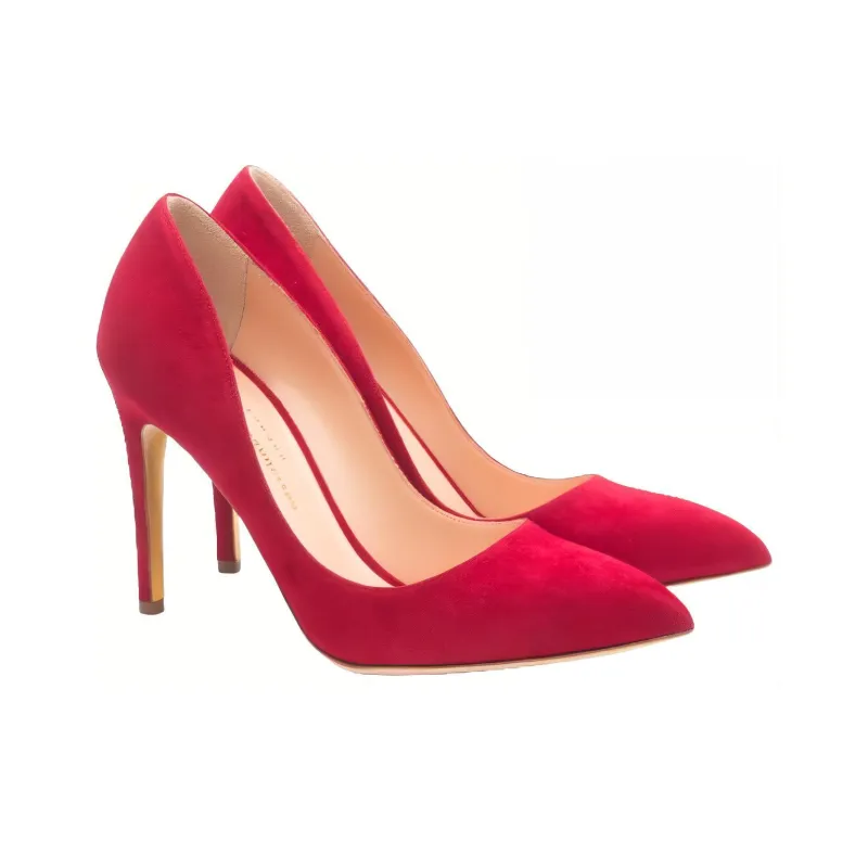 Rupert Sanderson Slim Heel High Heels 10cm Women's Red-3