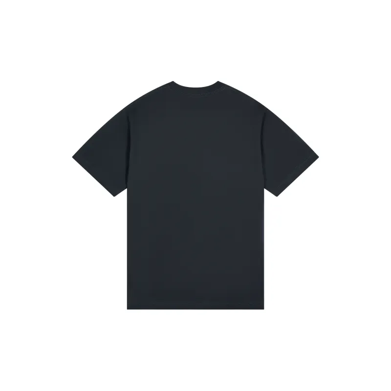 MIANDEMEIXUE Loose Fit Casual Inner Short Sleeved T Shirt Unisex Solid Color-5