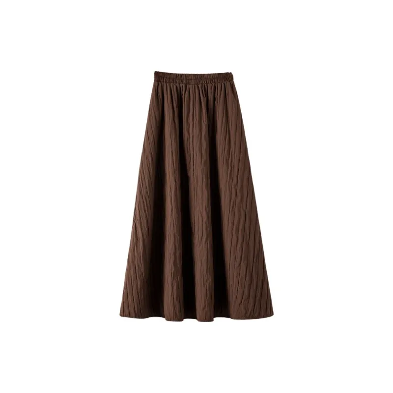 Late White Skirt Women's Coffee-3