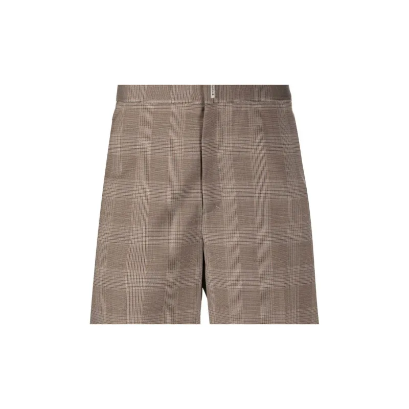 Givenchy Prince Of Wales Pattern Bermuda Shorts-4