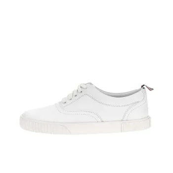 THOM BROWNE· Heritage Low Top Skateboard Shoes Men's White