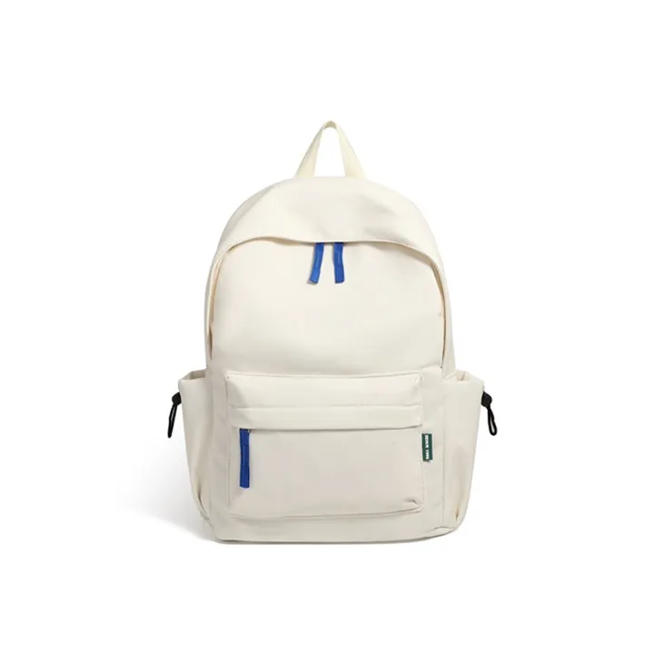 SEM/R Fabric Lightweight Practical Backpack Regular Unisex Gray Blue Tone/Ecru/Black Tone/Red Tone/Gray Purple Tone-0