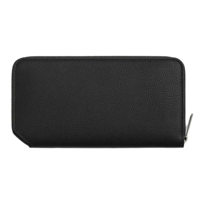 Bottega Veneta Calfskin Wallet Men's Black-1