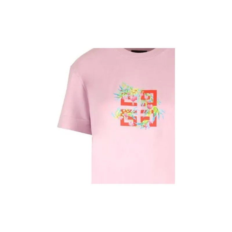 Givenchy T Shirts Women's Pink-3