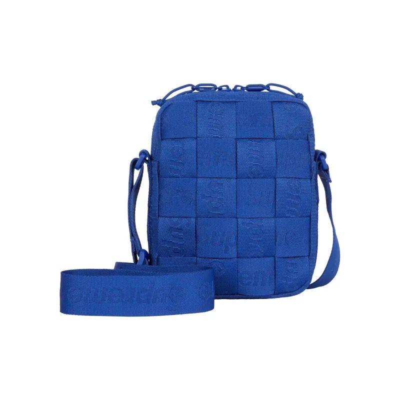 Supreme Jacquard Shoulder Bag, Crossbody Bag Regular Unisex Blue-0