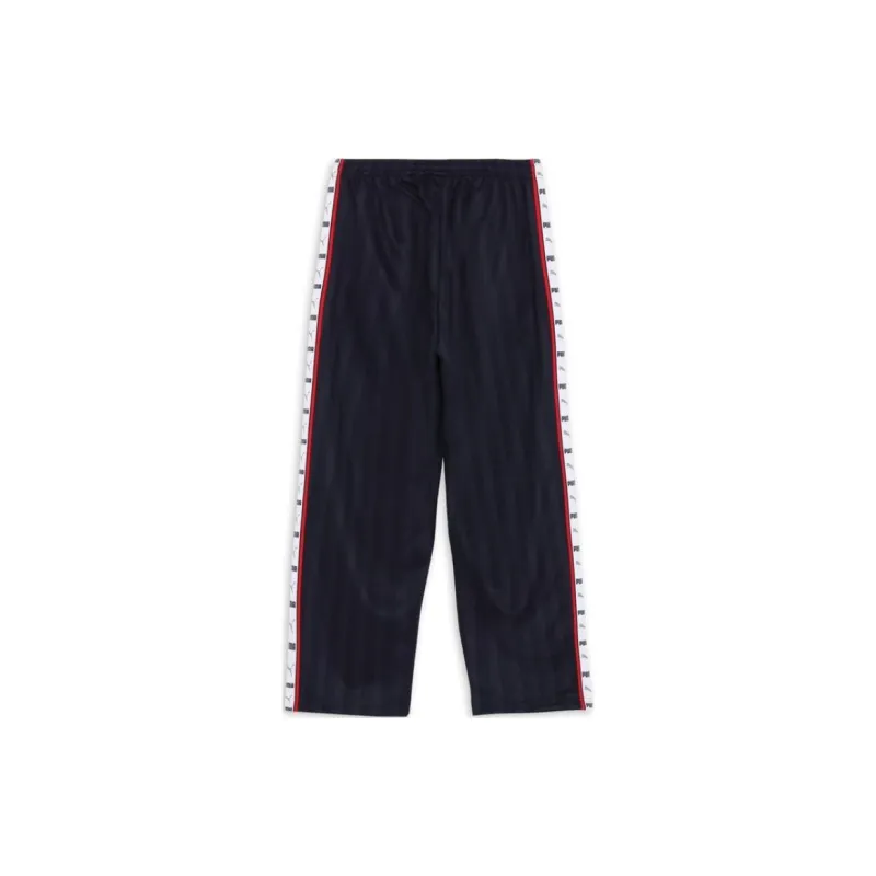 PUMA Knit SHADOW STRIPE Knitted Sweatpants Men's Marine Blue-1