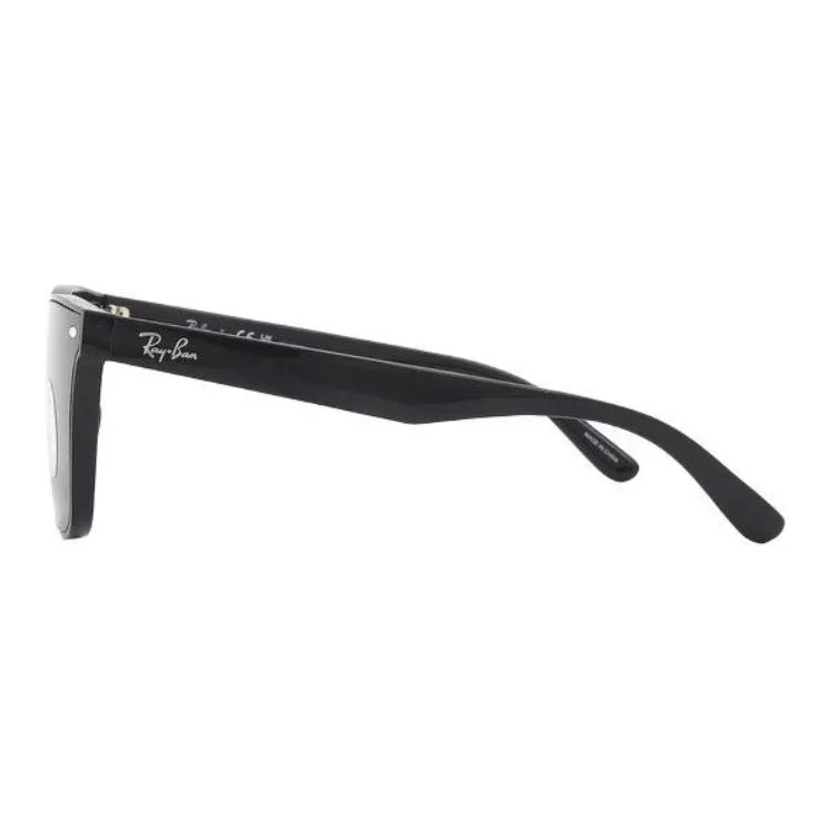 RayBan Plastic Irregular Shape Sunglasses Unisex Black-3