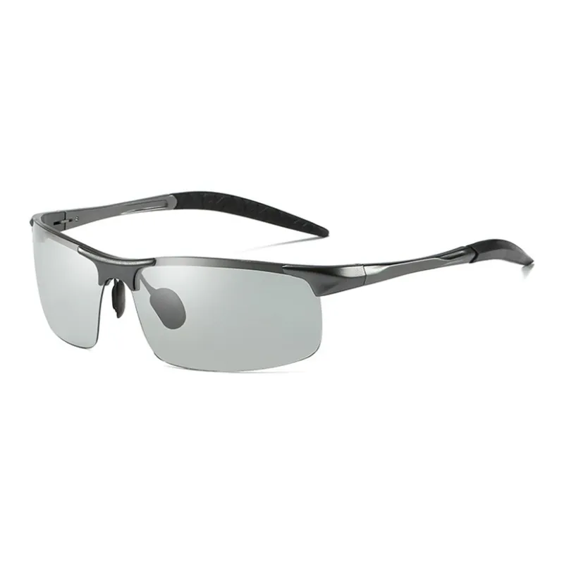 Thunder Pailong Metal Rectangular Sunglasses Men's-1