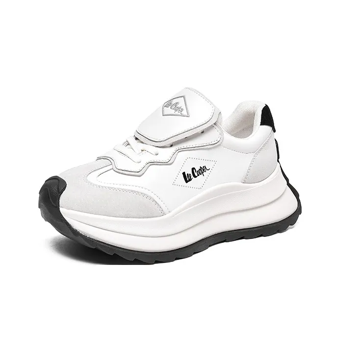 Lee Cooper Abrasion Resistant Height Increasing Low Top Chunky Sneakers Women's-1
