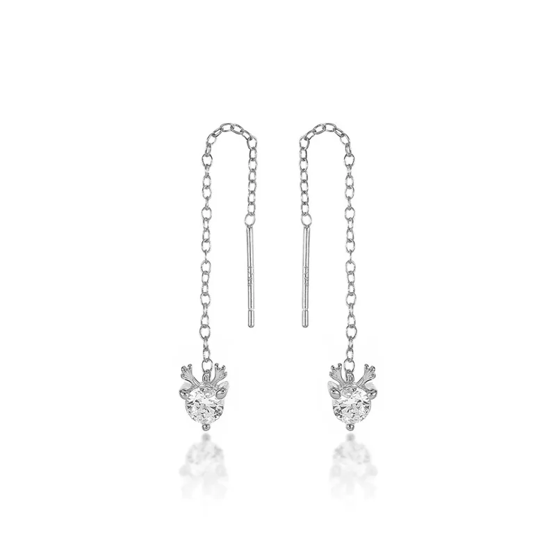 AIDIER 925 Sterling Silver Drop Earrings Women's-0