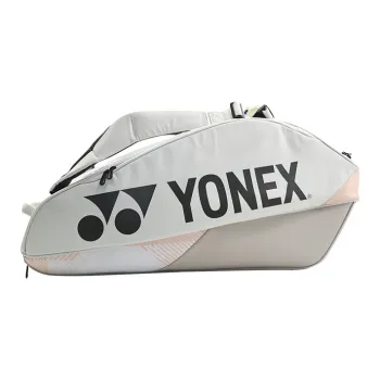 YONEX Badminton Racket Bags Holds 3 5 Paddle Sets Sporty Style Backpack Beach Beige Yellow Unisex