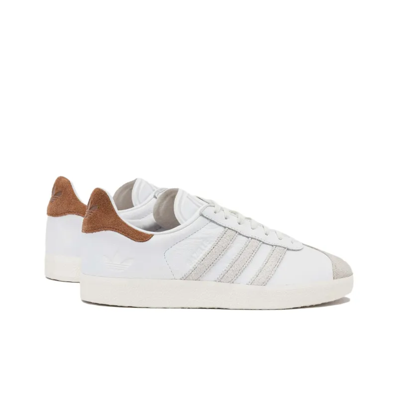 Adidas Gazelle Shoe Palace White Brown-3