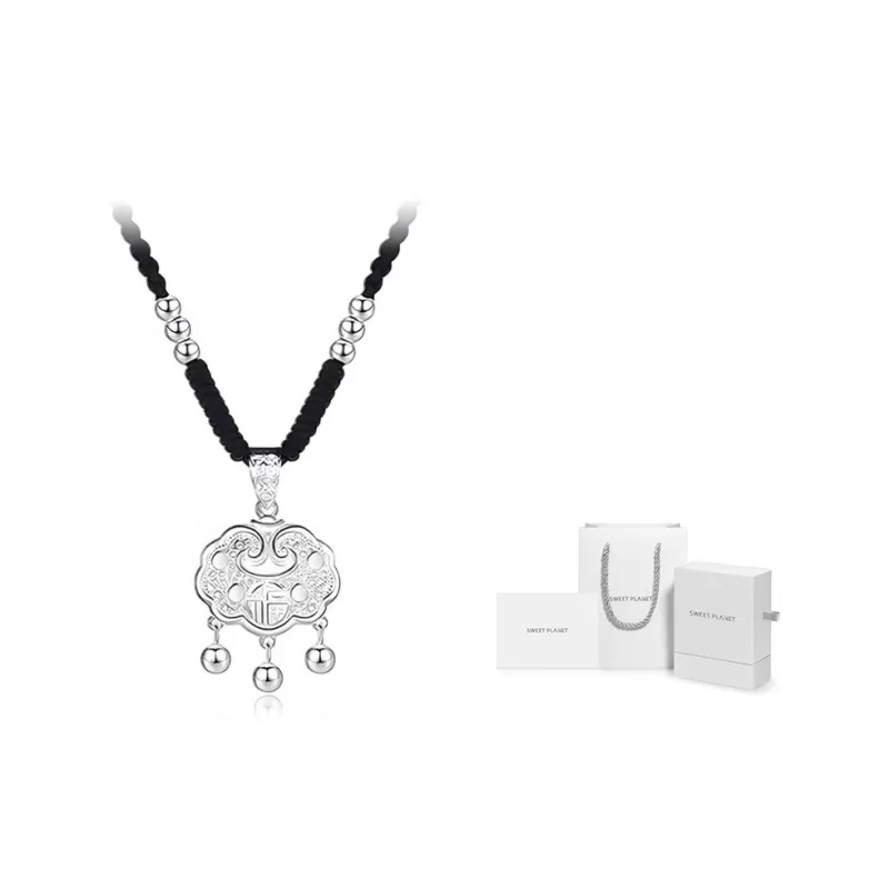 SWEET PLANET S999 Fine Silver Necklaces Unisex-6