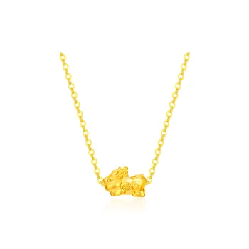 Chongqing Gold Store Gold 999 Necklaces Unisex