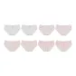 8 Pack-White 2+Pink 2+Flesh Pink 2+Stripes 2