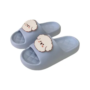 Thin Strips Sandal Slippers Unisex, Space Blue