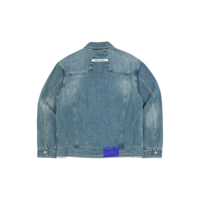 Lee SS25 INDIGO Denim Jackets Men Light Blue-1