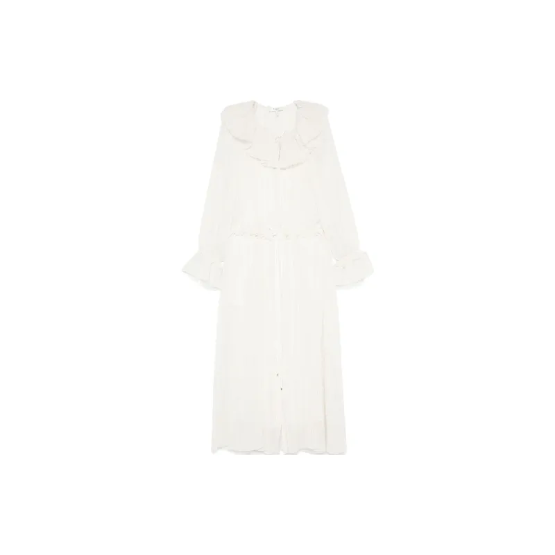 Chloé Gathered Midi Dress-1