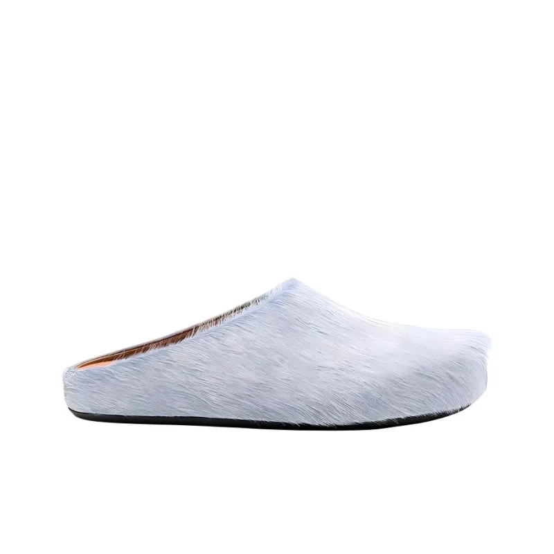 MARNI Slip Resistant Closed Toe Slippers Men's Blue-1