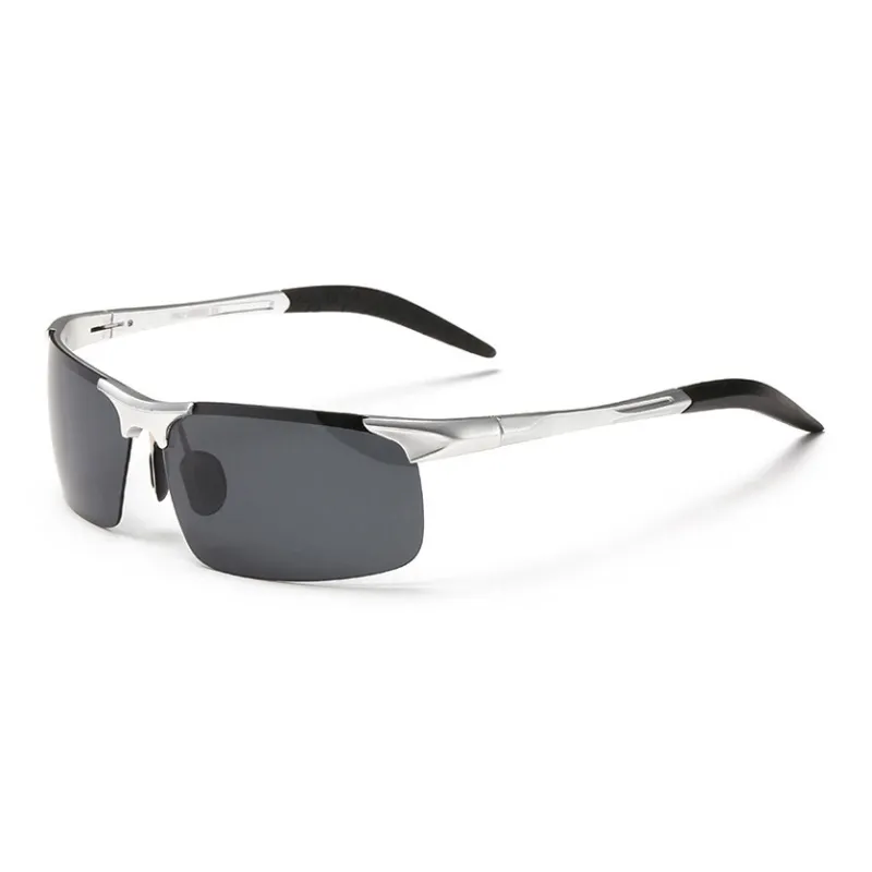 Thunder Pailong Metal Rectangular Sunglasses Men's-9